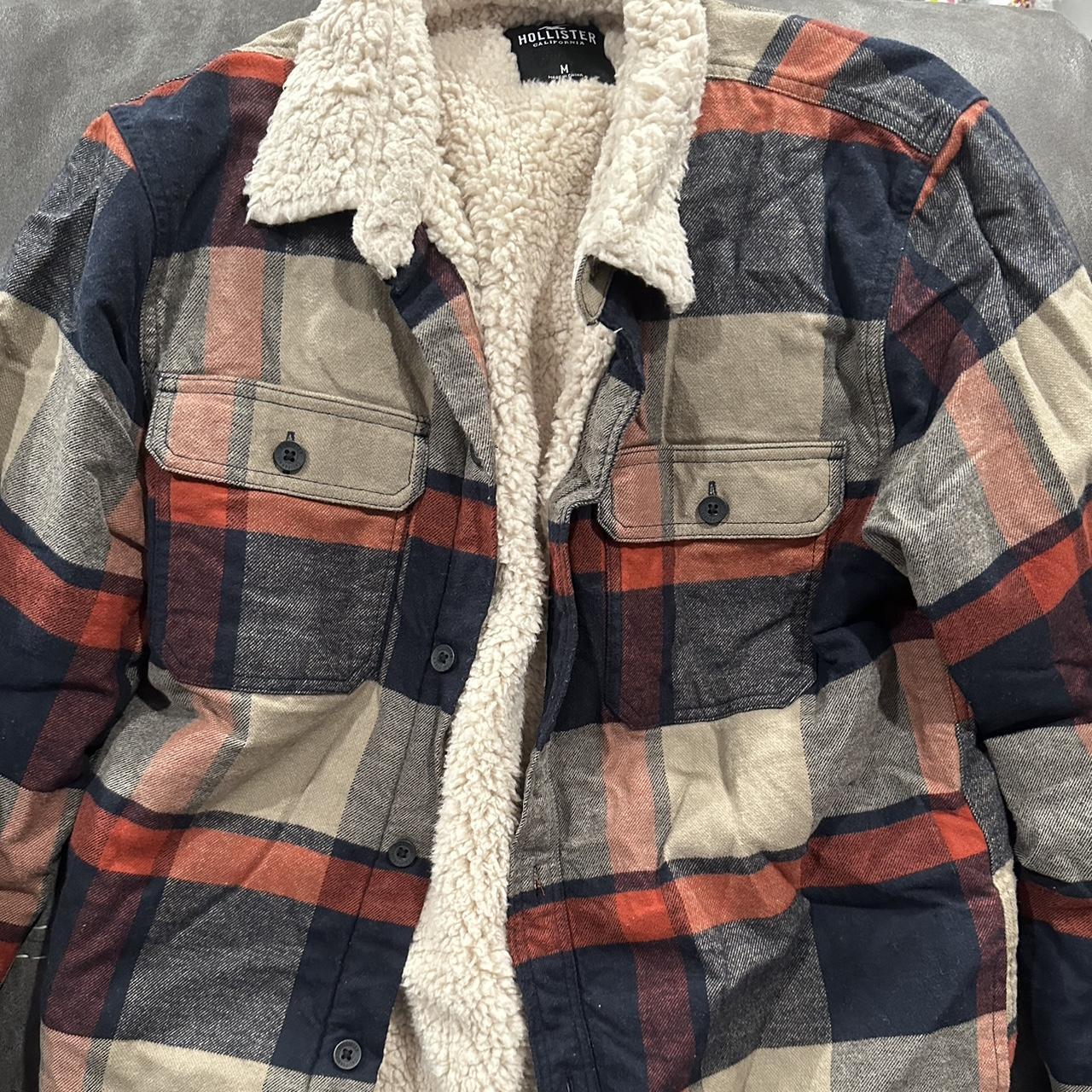 Hollister plaid jacket online