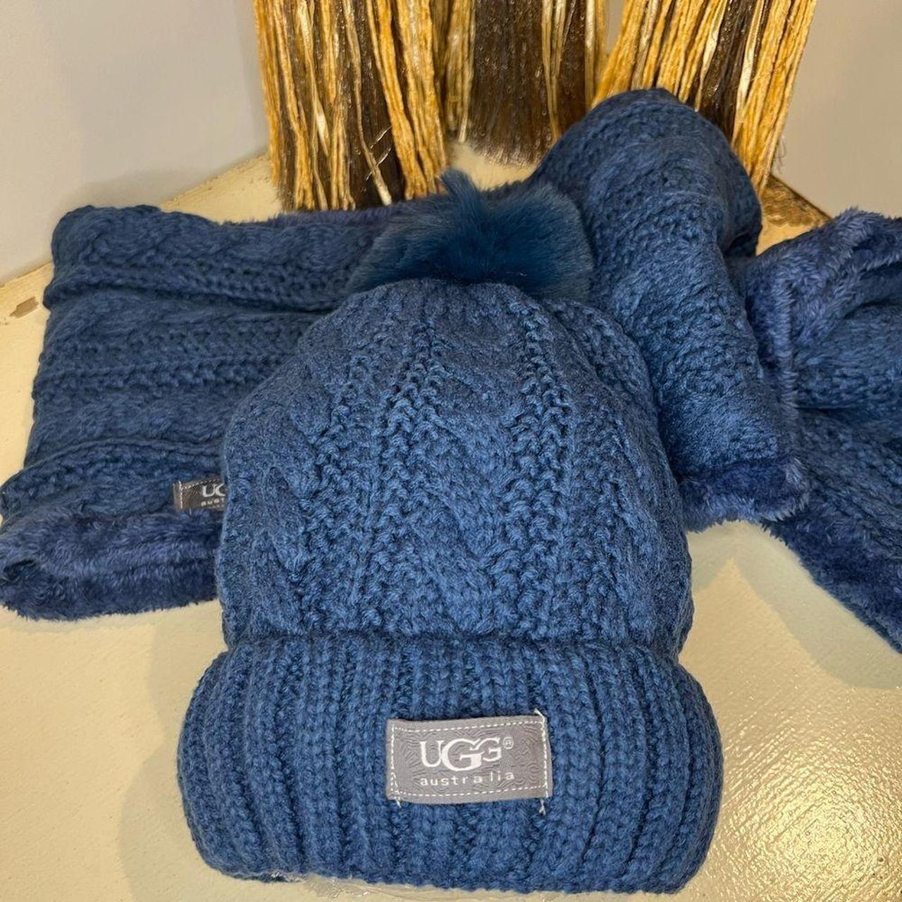 Ugg beanie hot sale and scarf