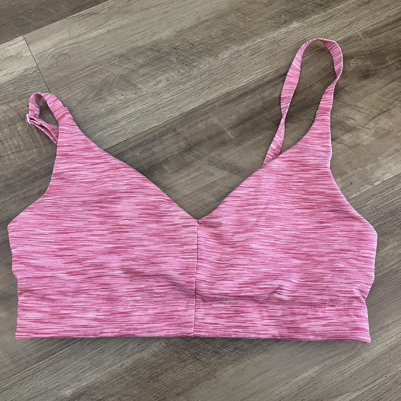 Pink OV bra - Depop