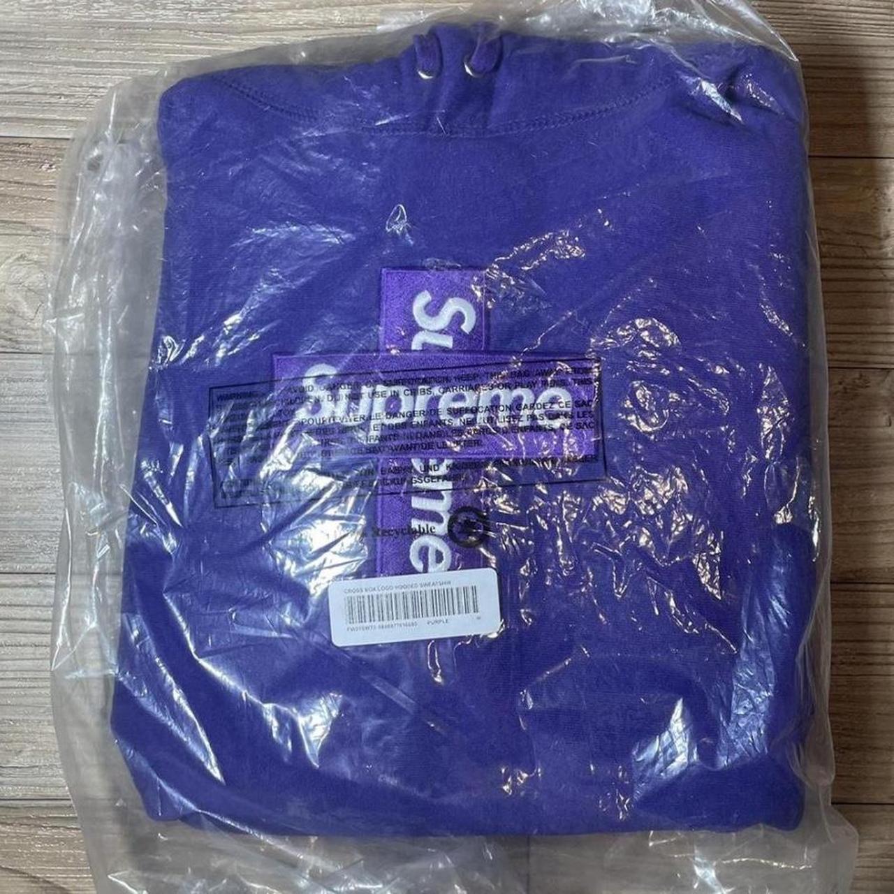 Buy Supreme Cross Box Logo Hooded Sweatshirt 'Navy' - FW20SW70