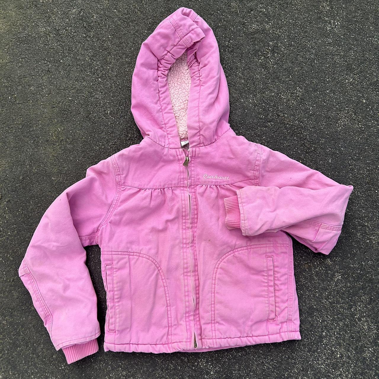 pink carhartt coat