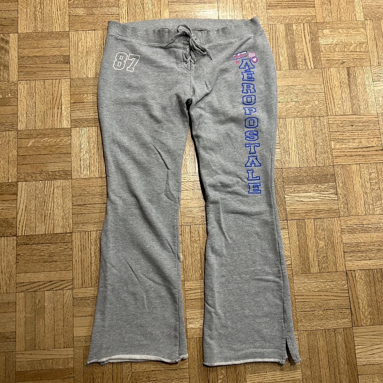 Y2K Aeropostale Grey Sweatpants Super comfy and - Depop