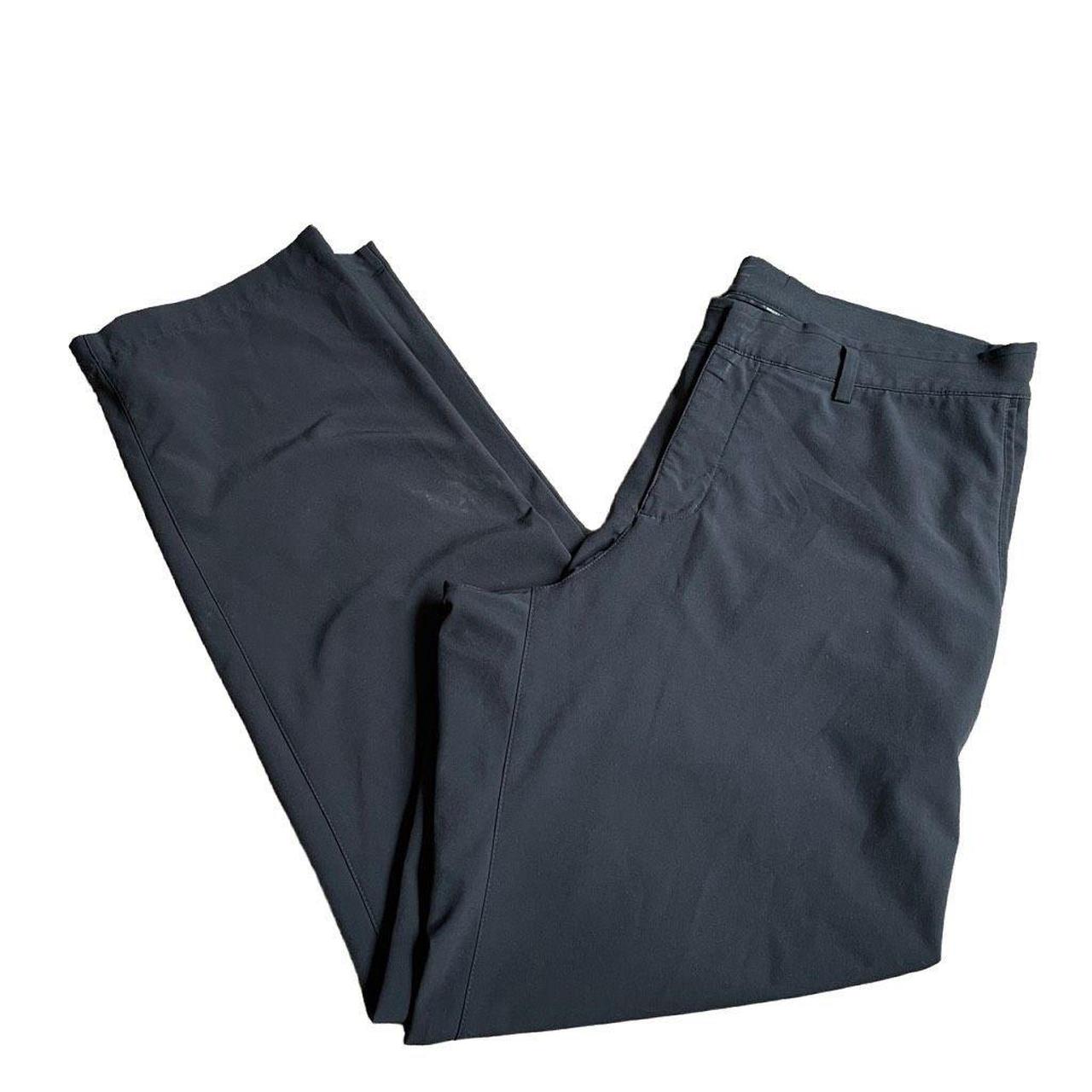 dark grey nike sweats fit as 3/4 or capris size: - Depop
