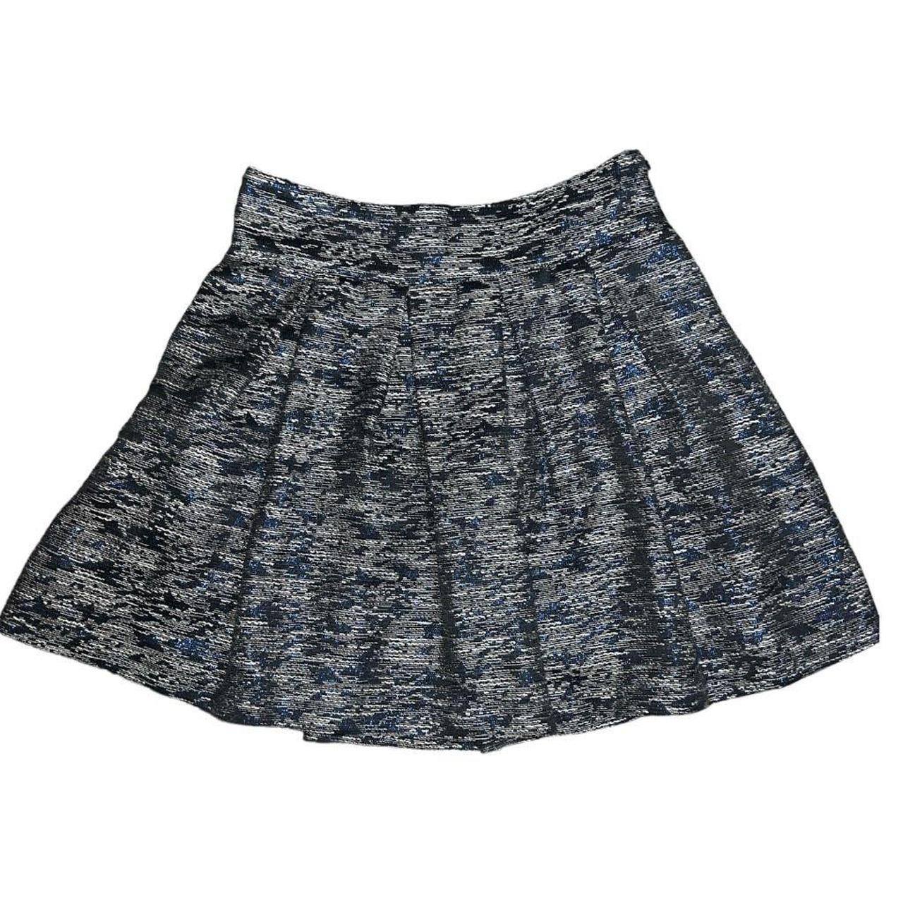 Parker Mini-Skirt A-Line Mini Pleated Side... - Depop