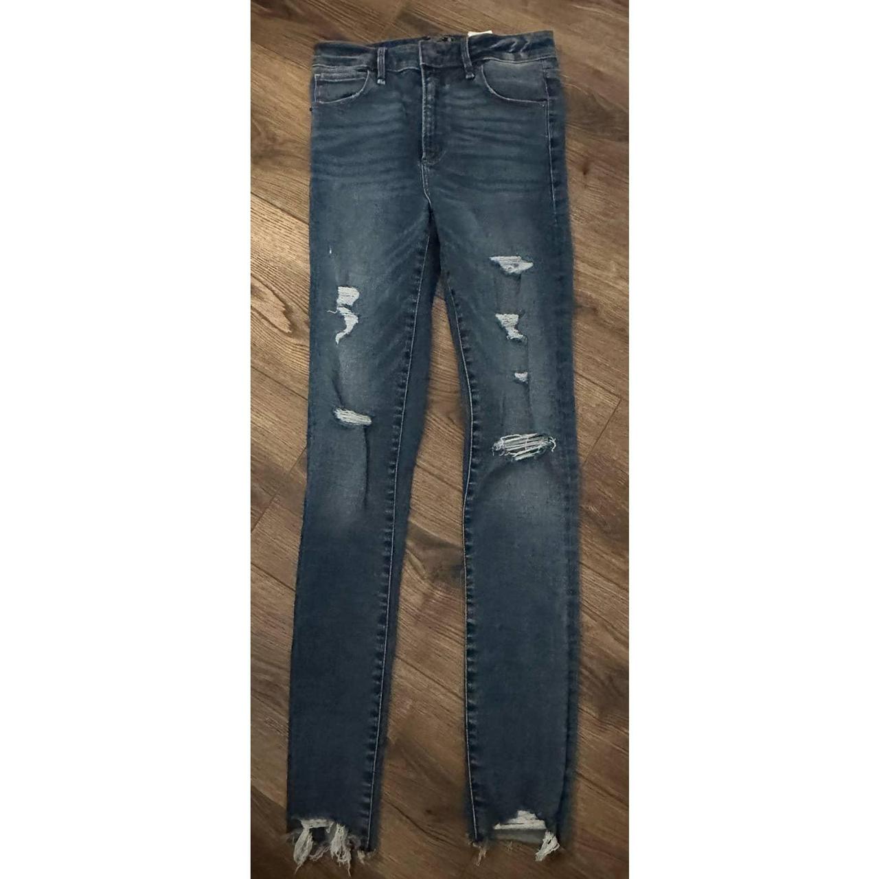 Abercrombie & Fitch Simone Ankle Skinny Jeans Size... - Depop