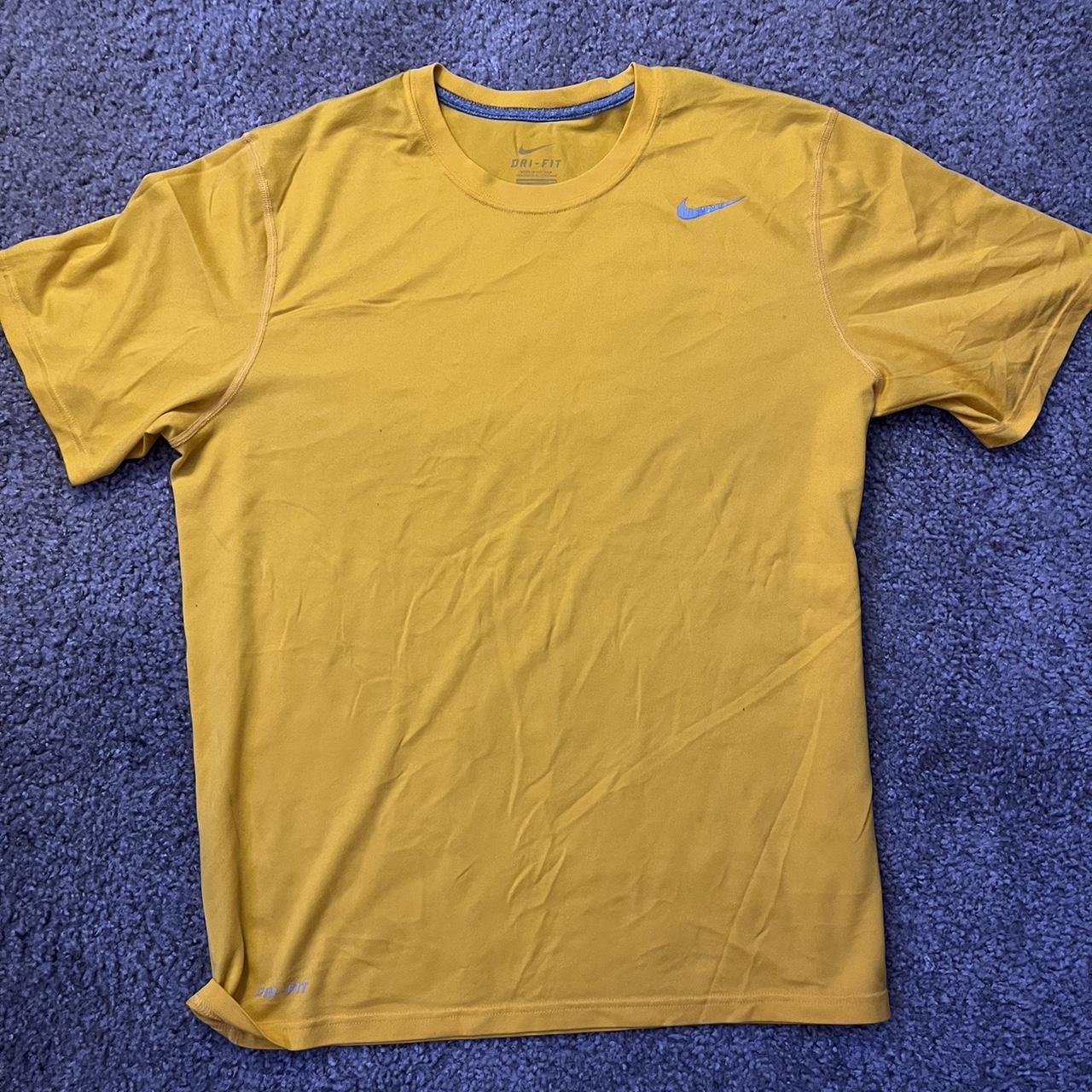 opti yellow nike shirt