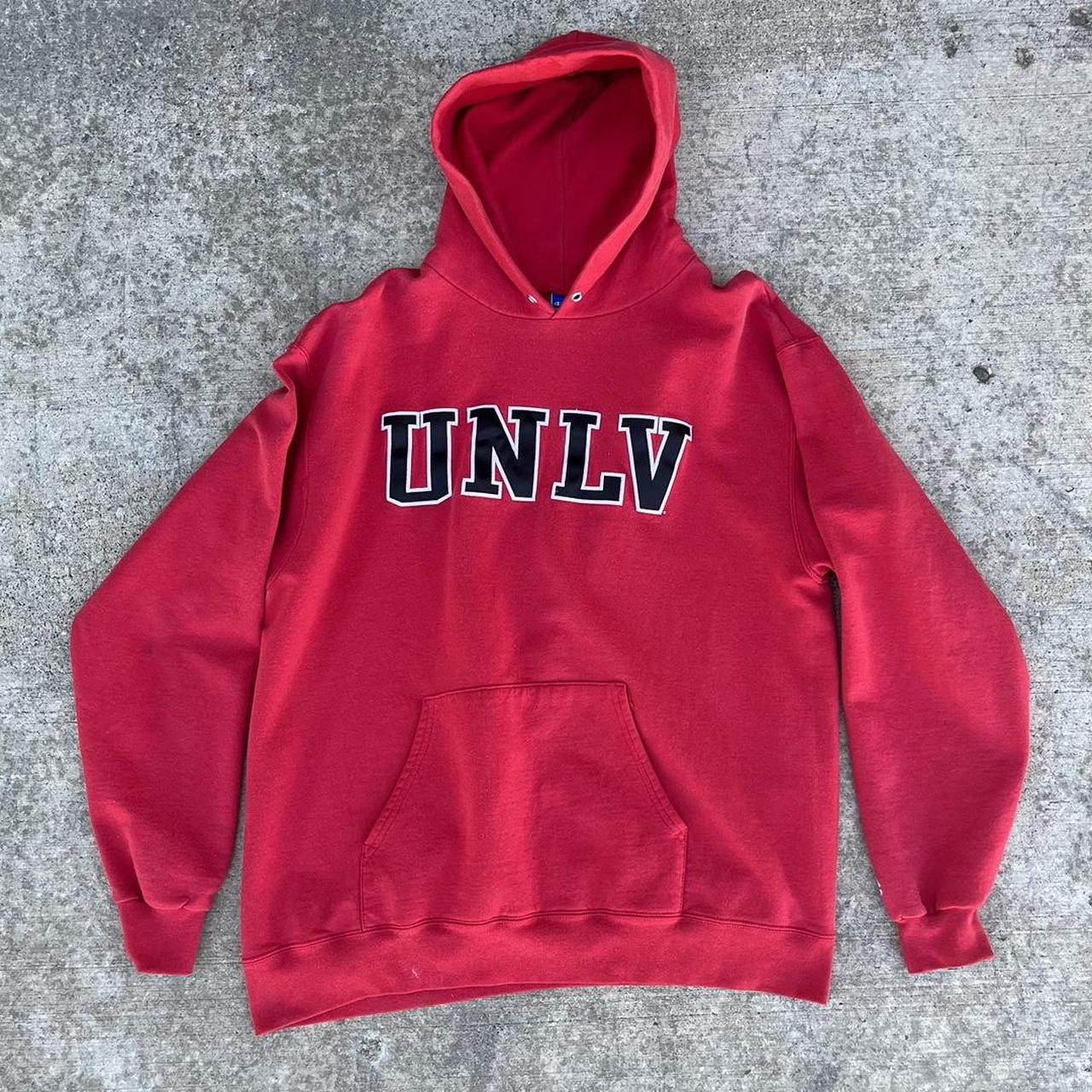 Vintage Men's Hoodie - Red - XL