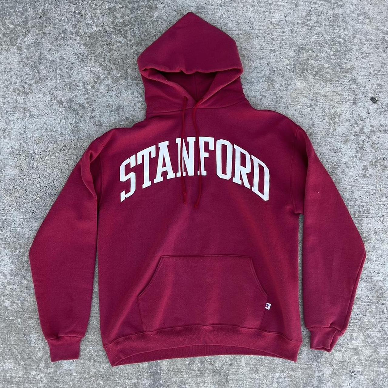 Vintage Russell Athletic Stanford University Hoodie Sweatshirt Made in USA