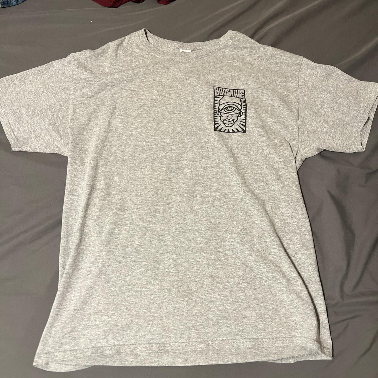 Grey Boostive Shirt - Size Large - No flaws - Hella... - Depop