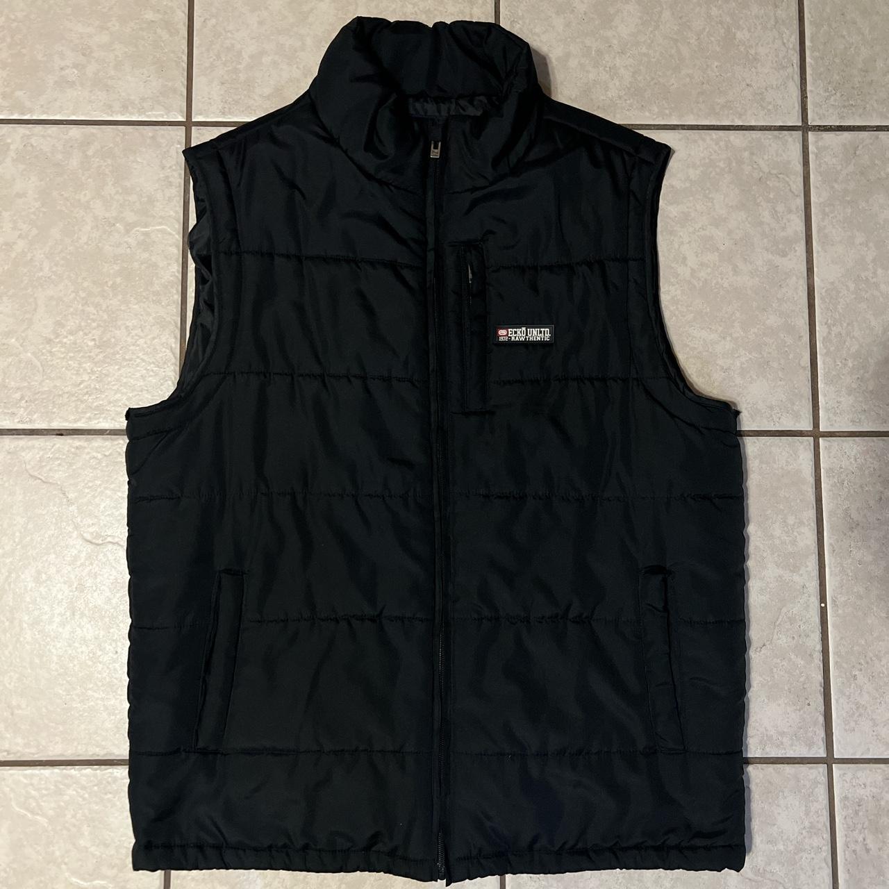 Y2K Ecko Unltd. Puffer Vest No flaws Size L - Depop