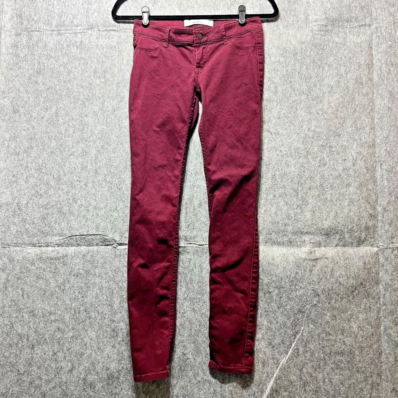 Hollister red jeans online