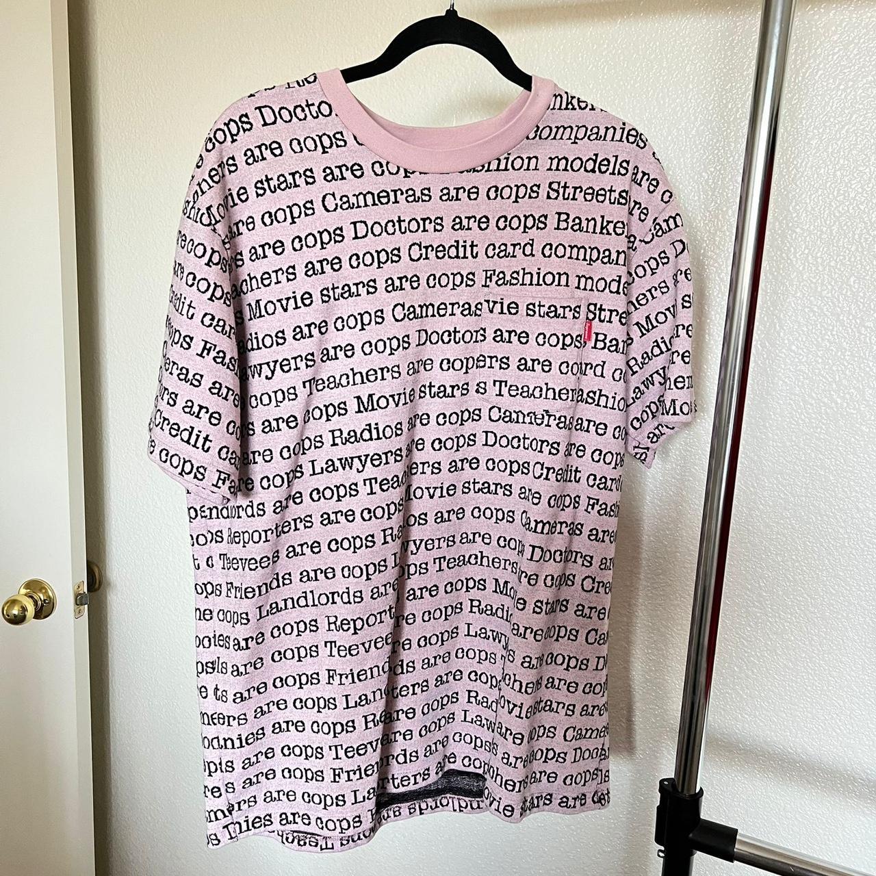 Supreme cops jacquard pocket tee Clearance