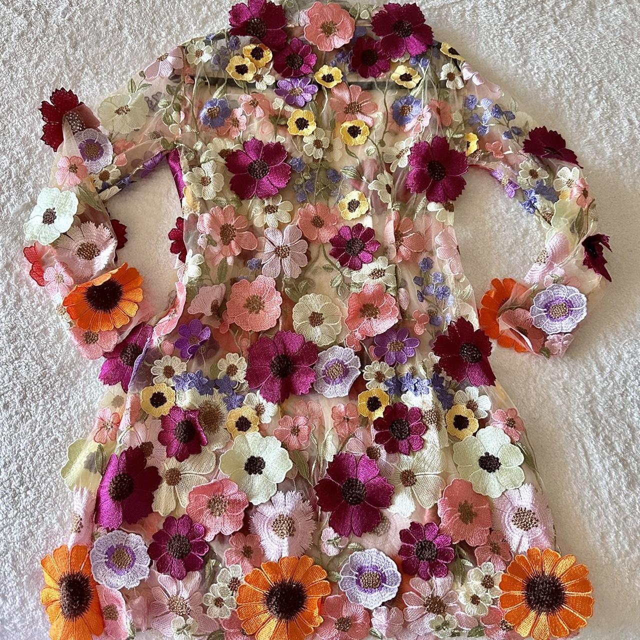 Taylor Swift Floral Dress • Size L • Free shipping... - Depop