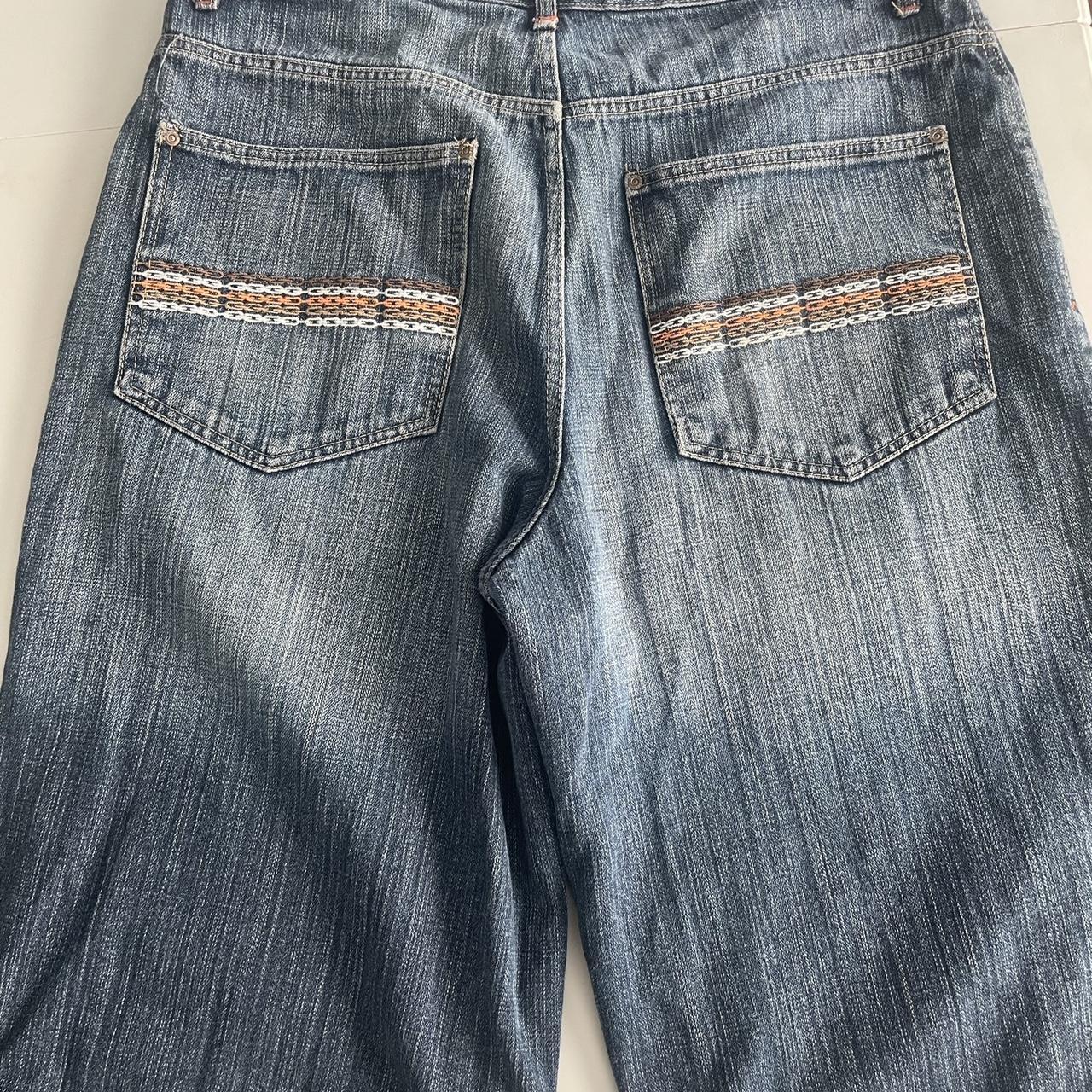 Long baggy South Pole jeans with nice chain... - Depop