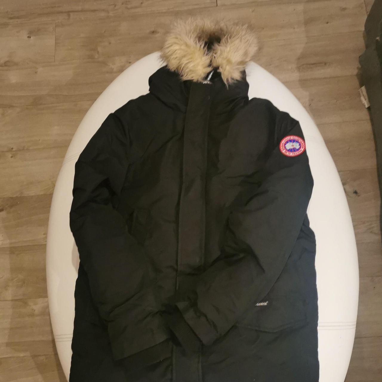 Men's Canada goose Wyndham Parka NAVY Size XXL - Depop