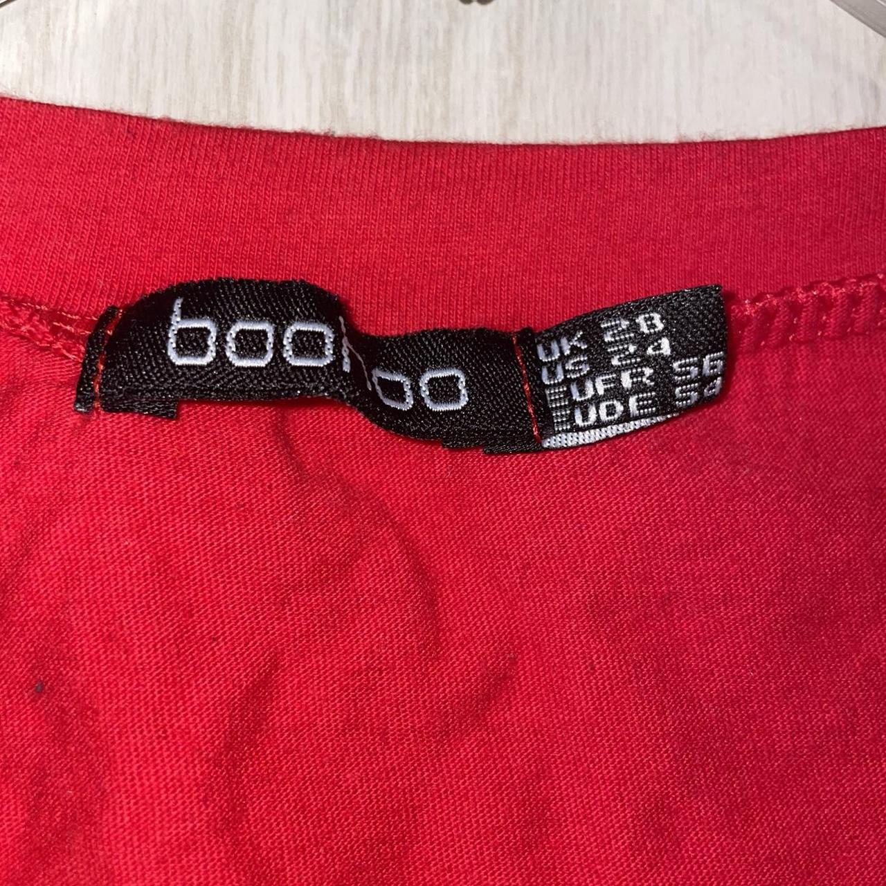Boohoo Plus Women's Red T-shirt (3)