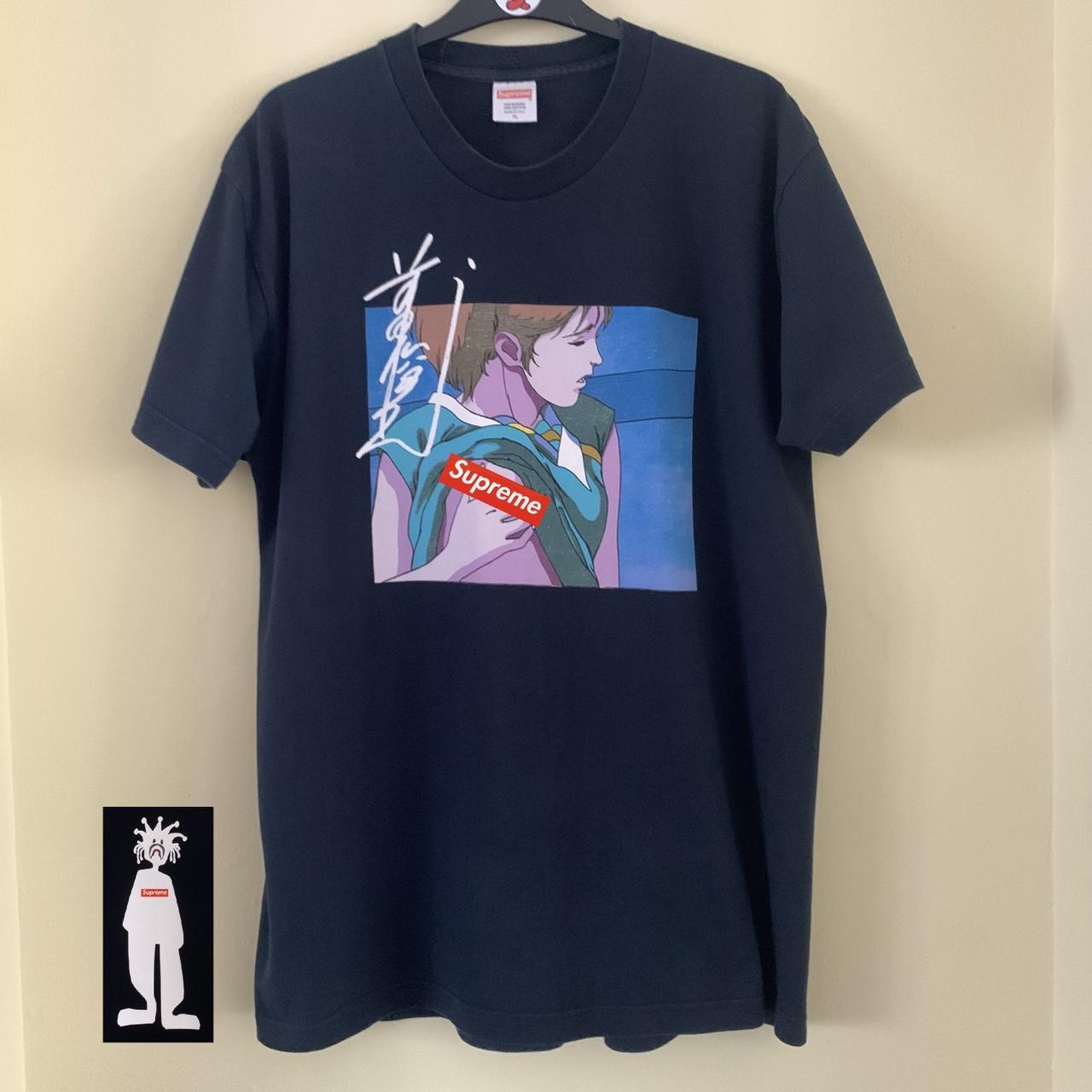 SUPREME x TOSHIO MAEDA OVERFIEND TOUCH TEE NAVY