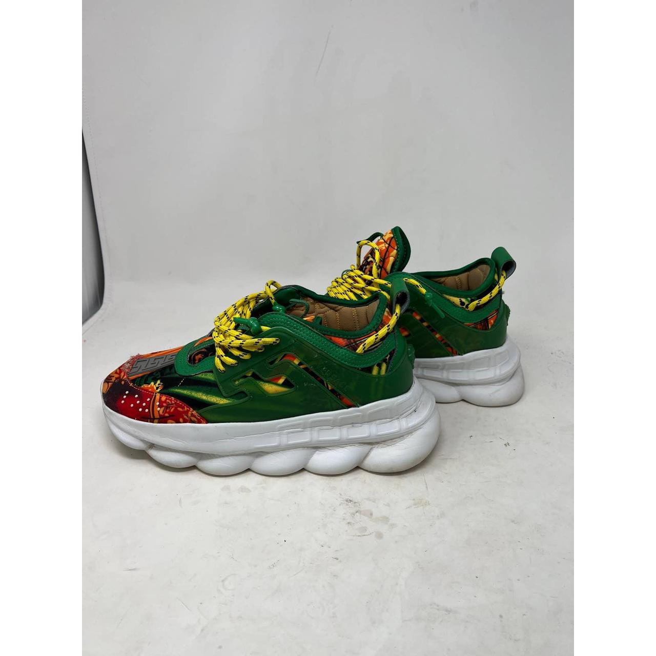Versace, Shoes, Versace Chain Reaction Shoes Greenyellow
