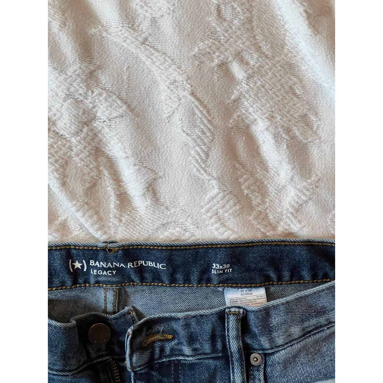 Banana Republic Legacy Slim Fit Blue Jeans - Depop