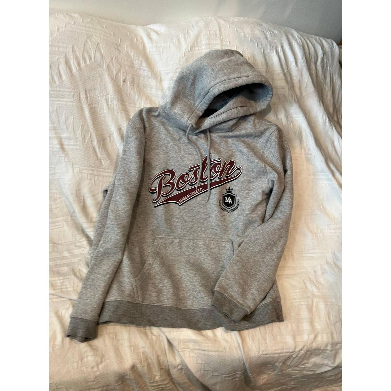 Boohooman discount grey hoodie