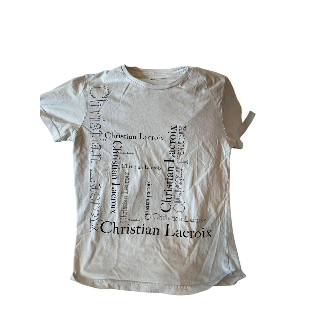 CXL Christian Lacroix WhiteTShirt Mens... Depop