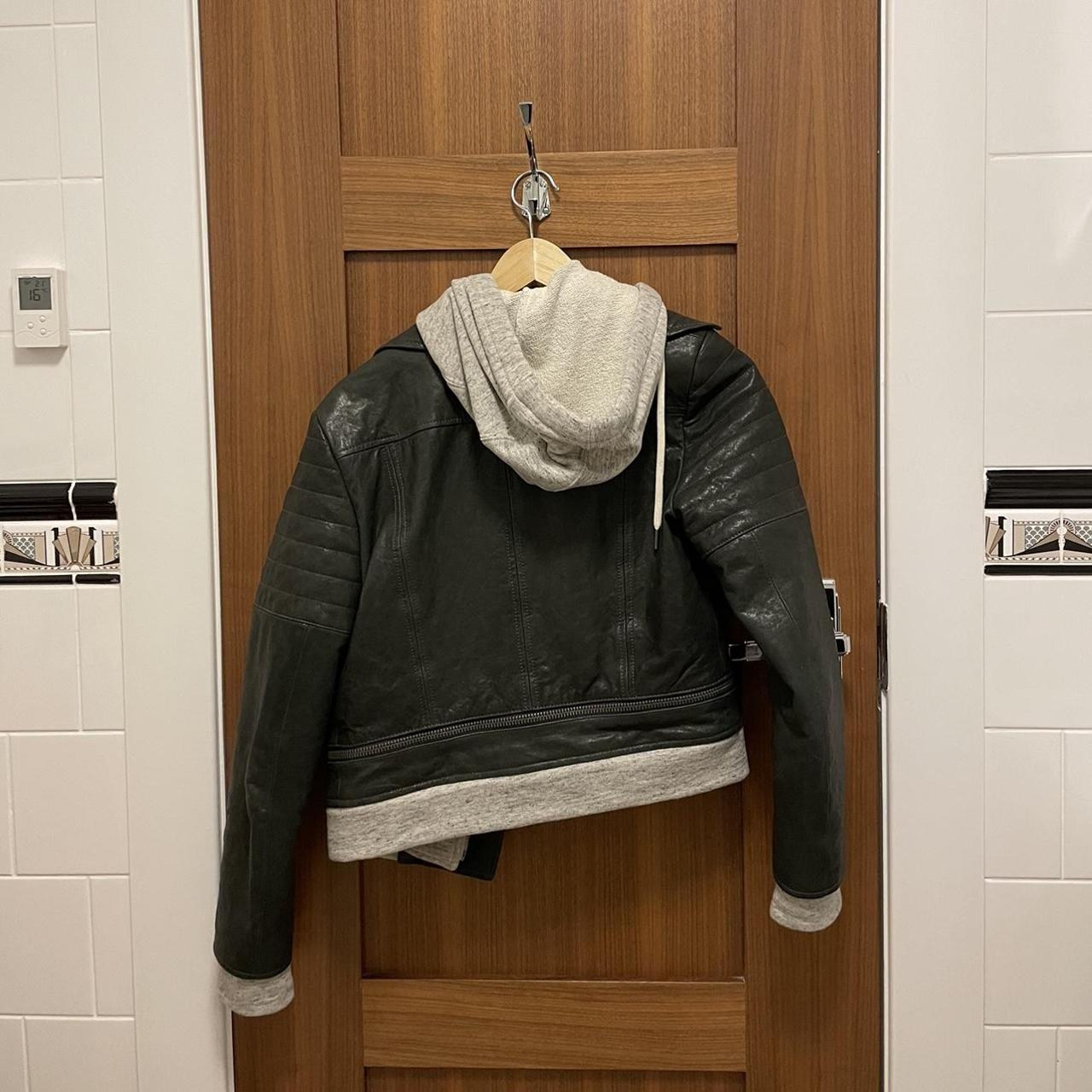 Women's Black and Grey Jacket Depop