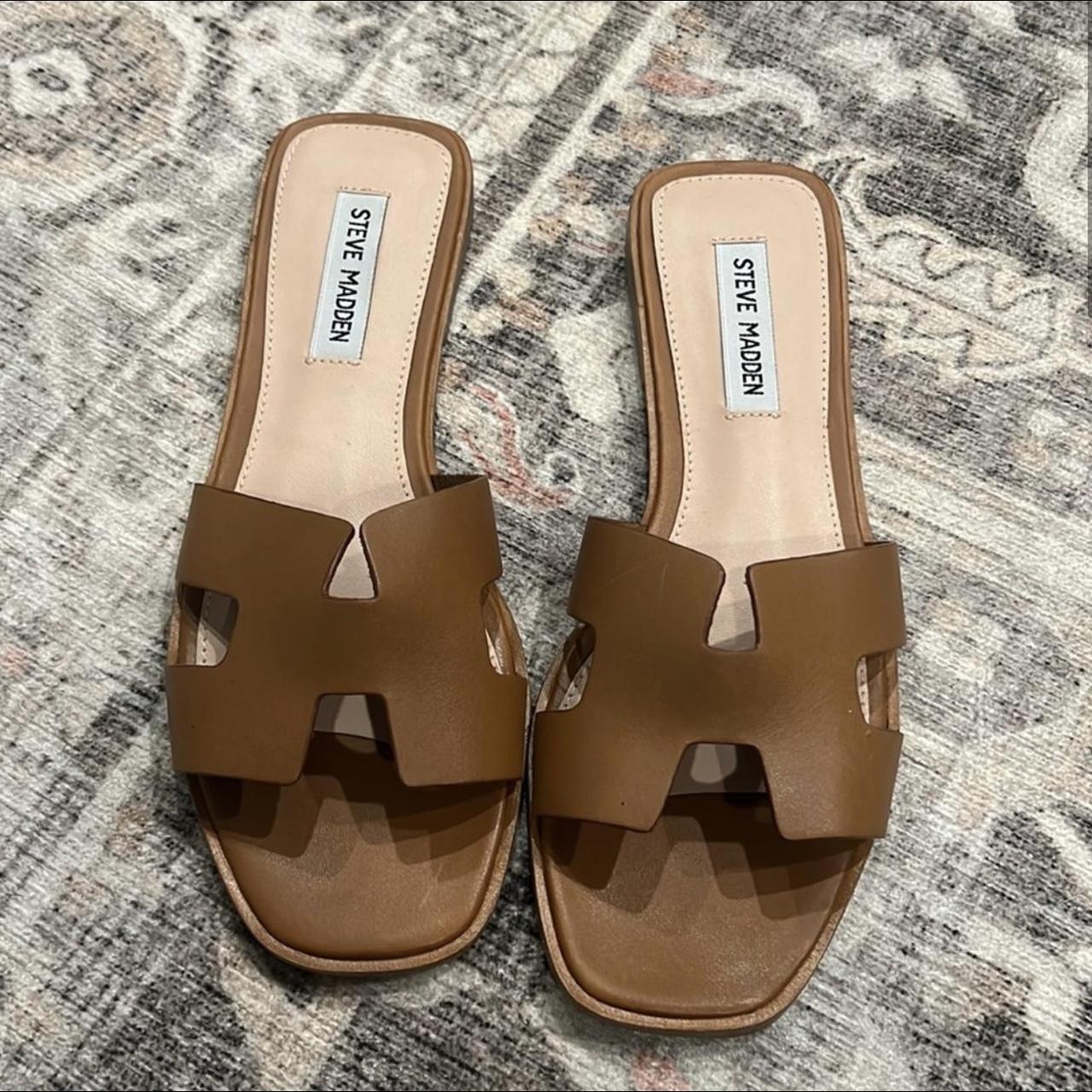 Steve Madden Women's Brown Sandals | Depop