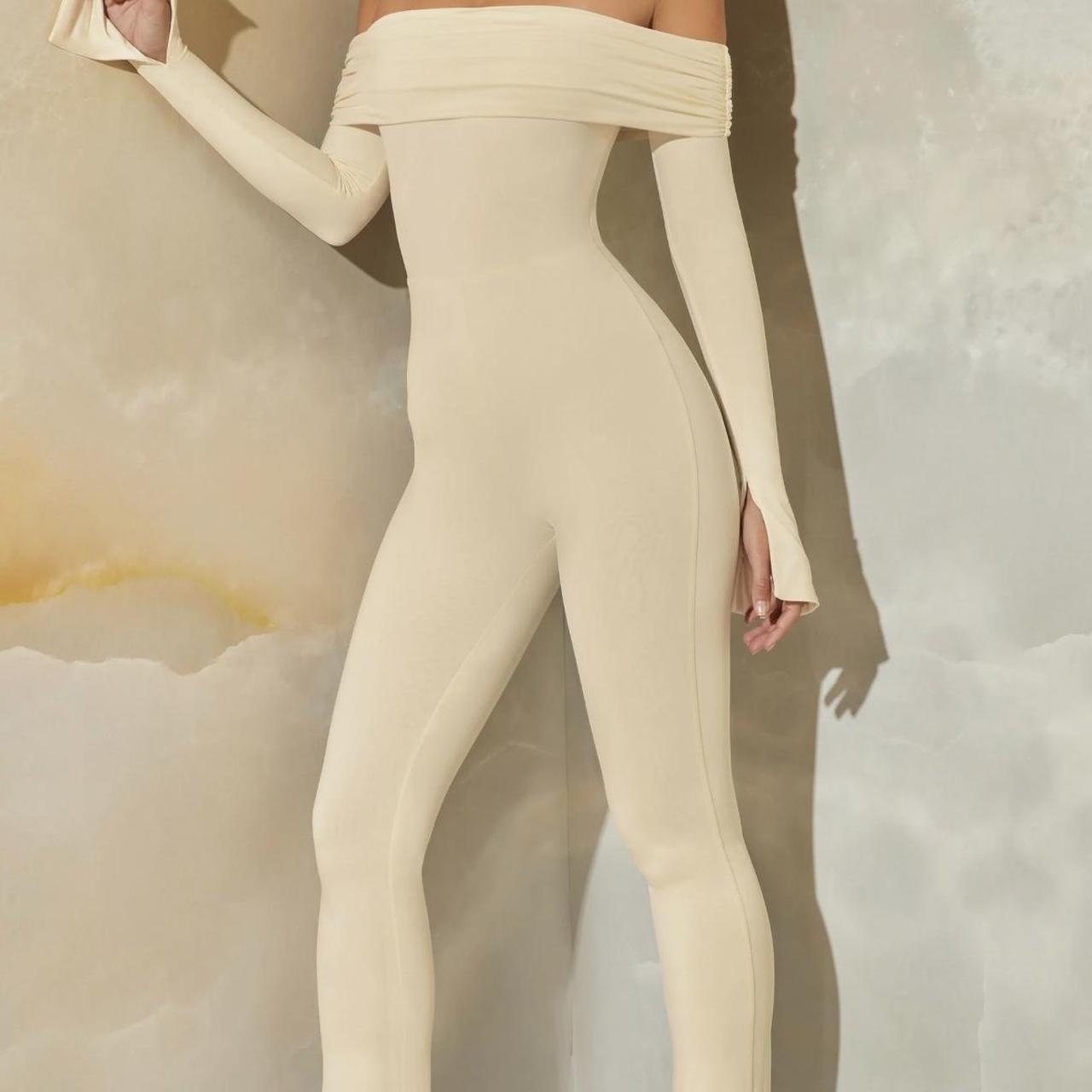 Oh Polly Jumpsuit Worn once flare bottoms / off... Depop