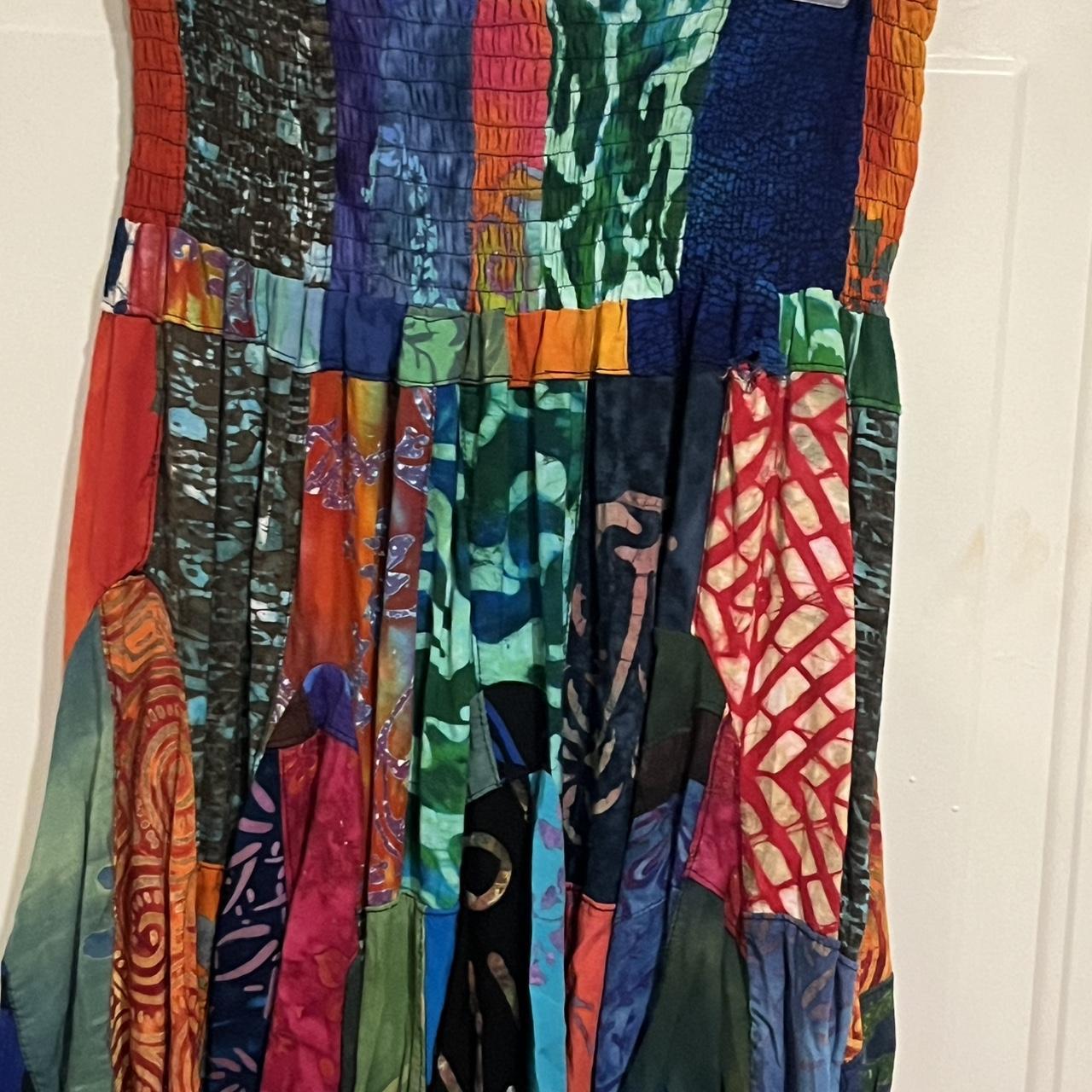 Women's Skirt - Multi – Multicoloured patchwork m… - image 6