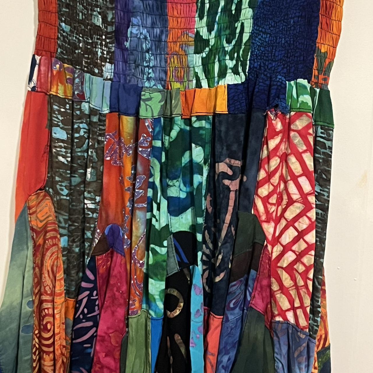 Women's Skirt - Multi – Multicoloured patchwork m… - image 5