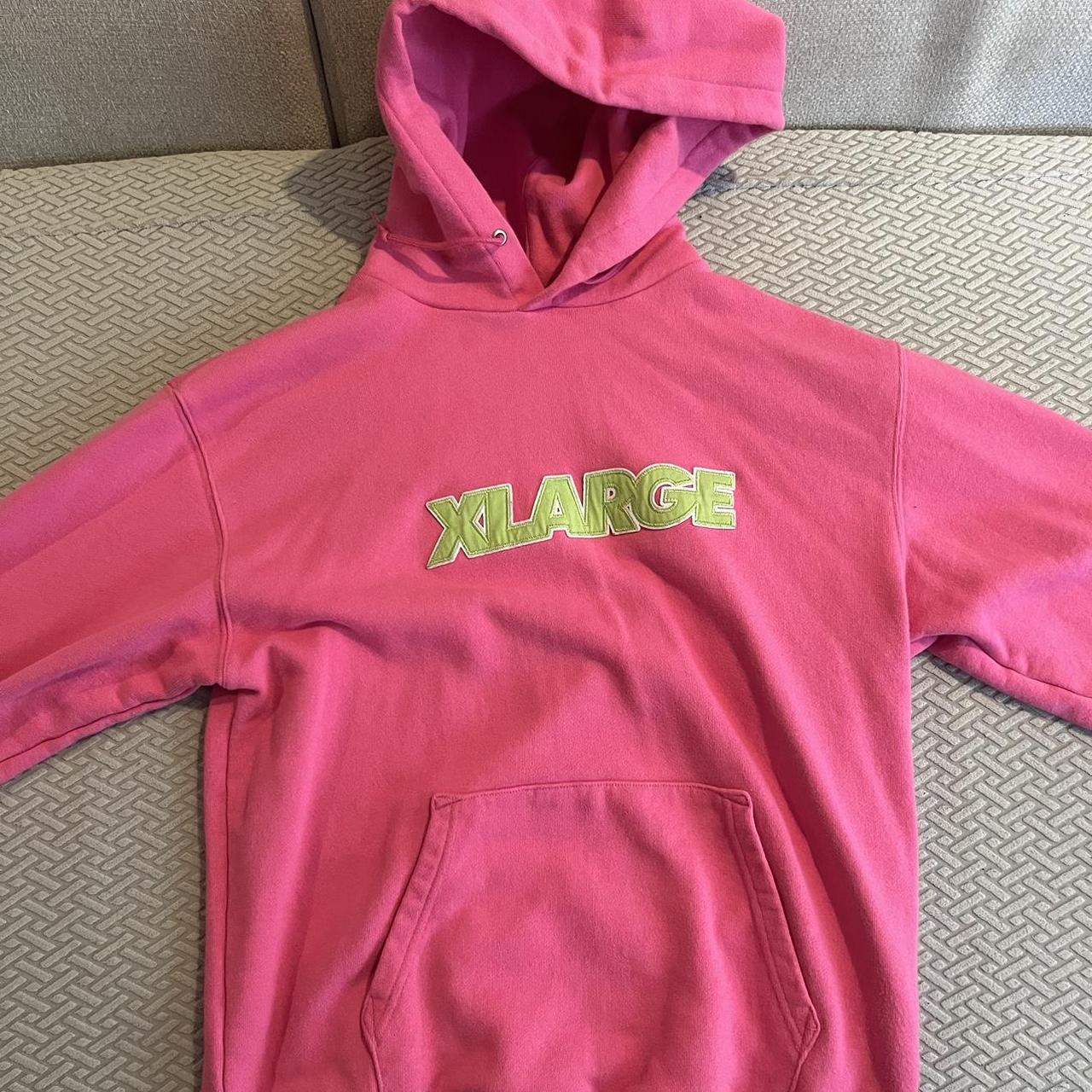 Pink and green XLARGE hoodie