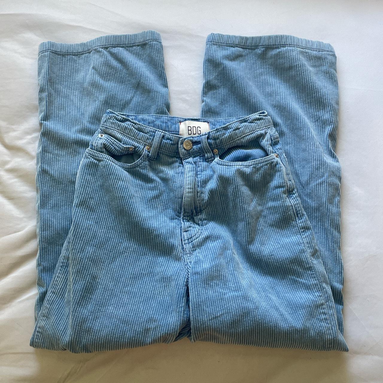 Courdery Blue Urban Outfitters Pants Size 25 High... Depop