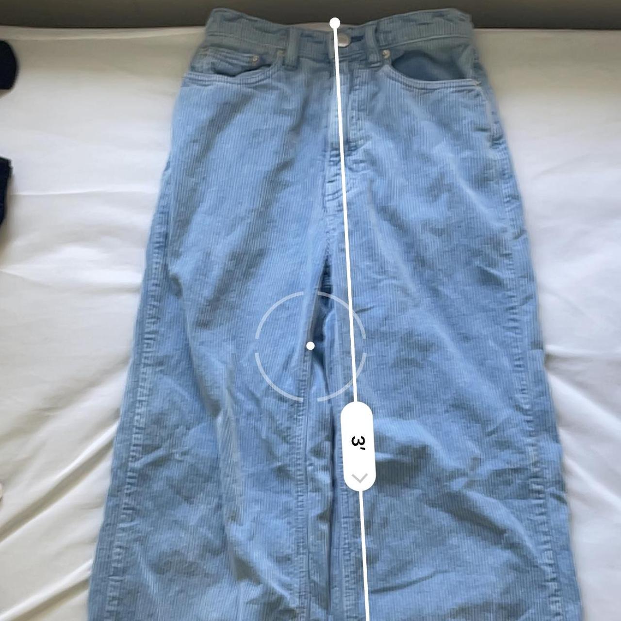 Courdery Blue Urban Outfitters Pants Size 25 High... Depop