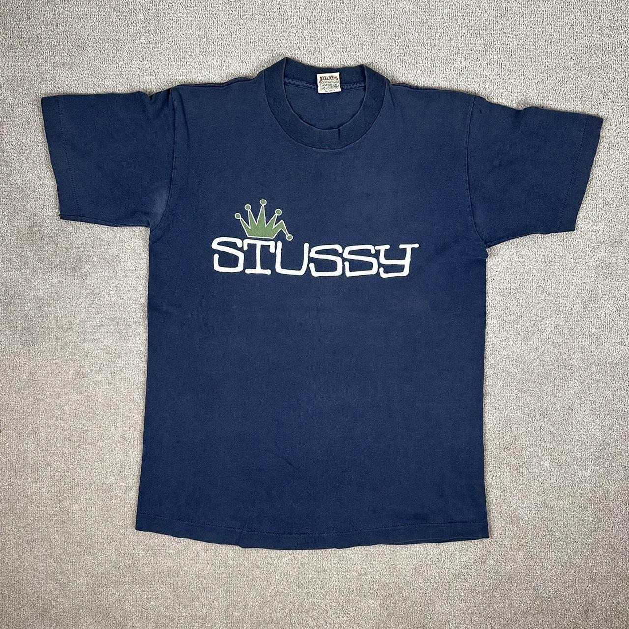 Vintage 90's Stussy Crown [ Rare ] Medium ( 20” x | Depop