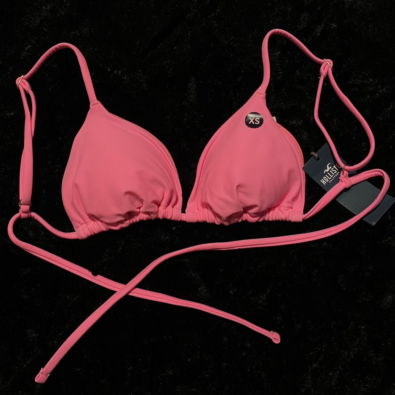 Hollister Co. Women's Pink Bikiniandtankinitops Depop