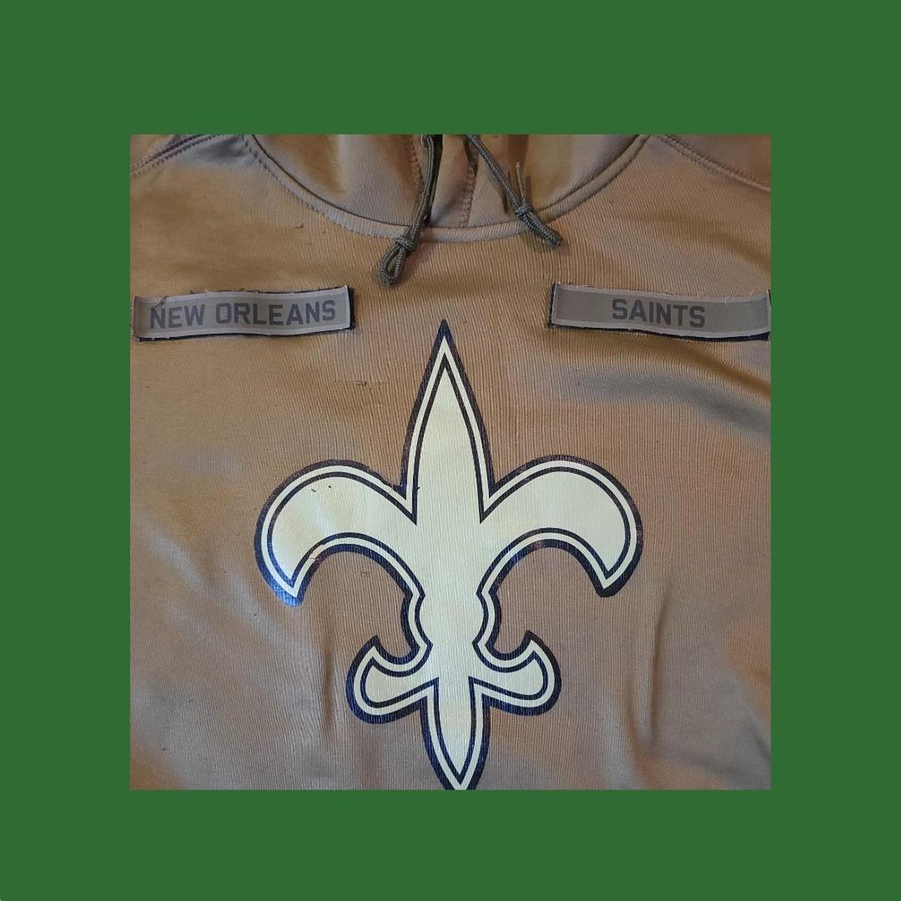 Nike New Orleans Saints hoodie. Minor wear/blemishes - Depop