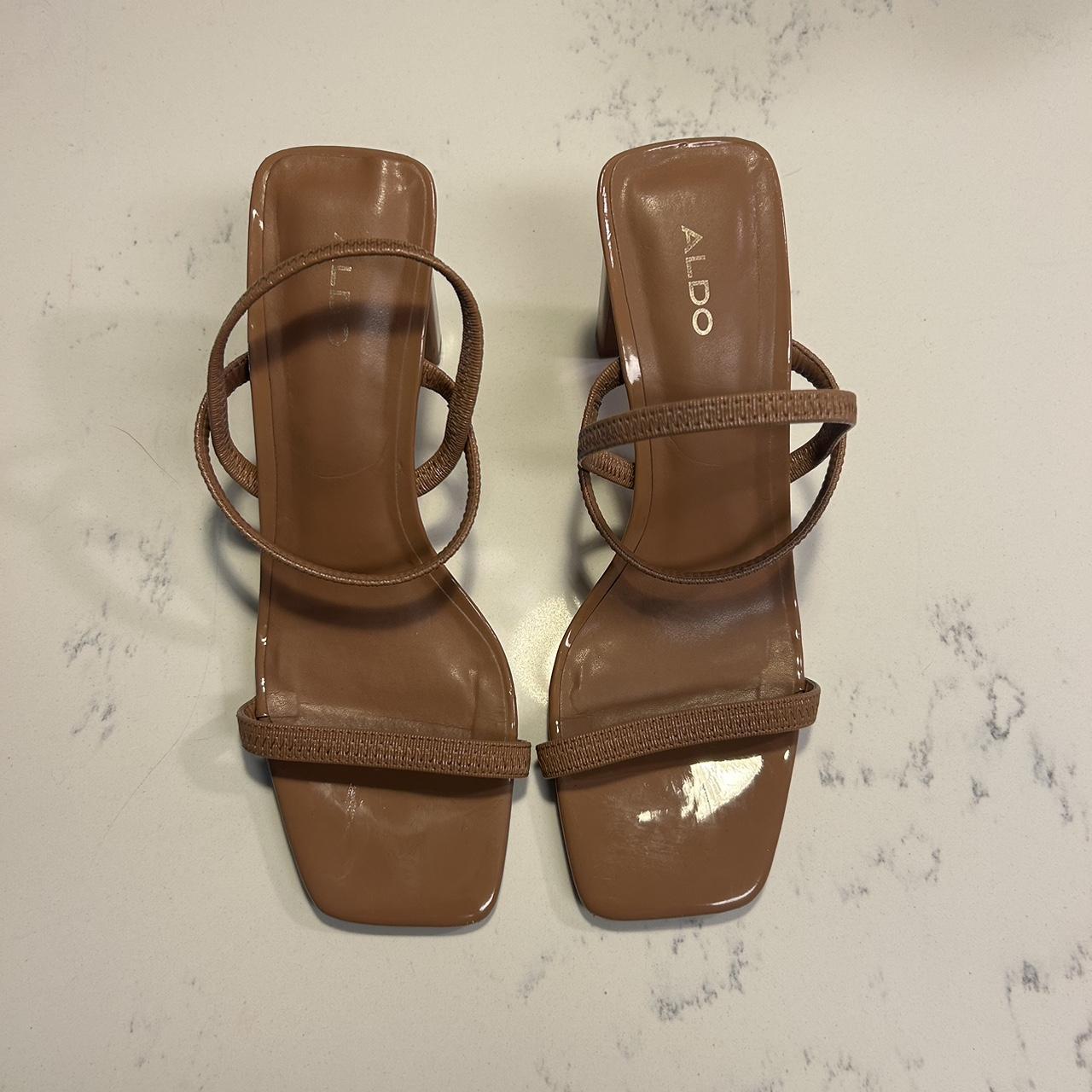 ALDO Women's Brown and Tan Sandals (2)