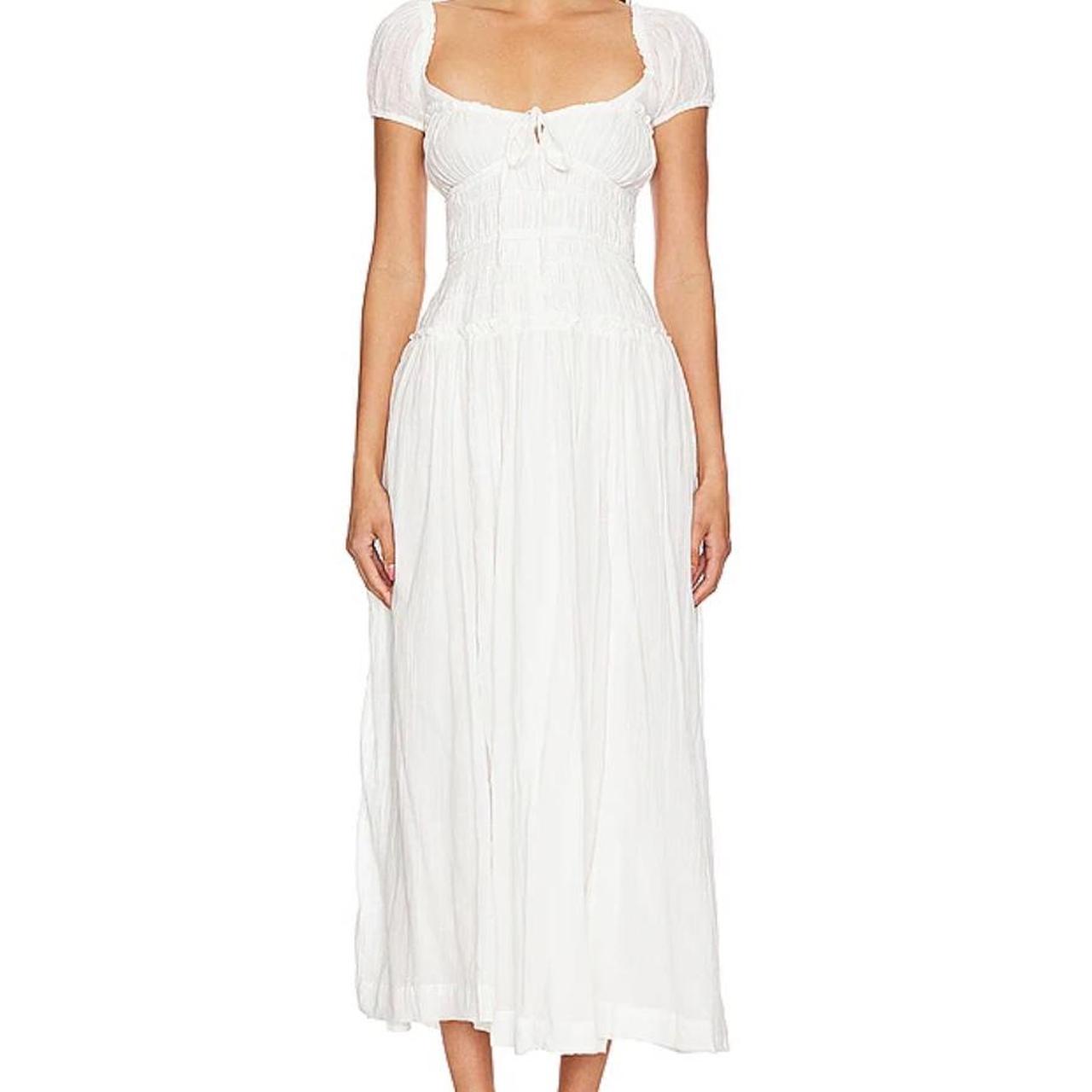 Free People Feeling Bonita Midi Dress Ivory/ White Depop Free People Feeling Bonita Midi Dress Ivory/ White Depop