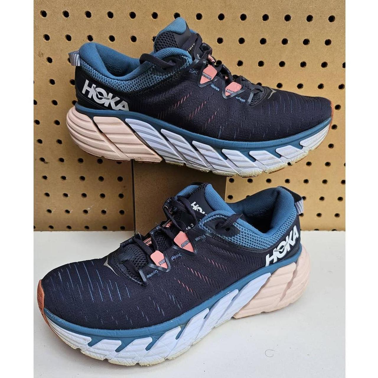 Hoka One One Women's Blue Trainers | Depop