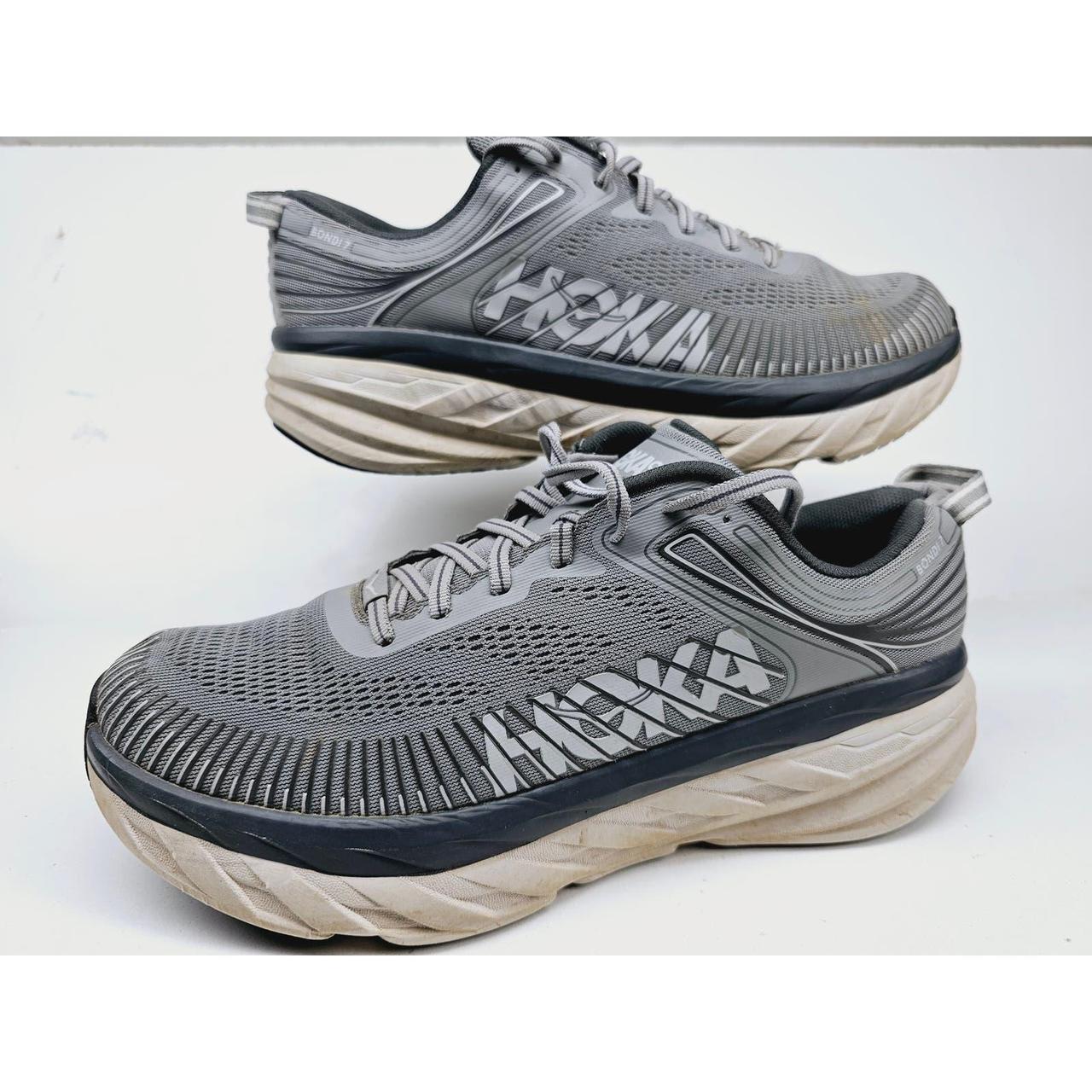 Experience the comfort of these Hoka Men's shoes,... - Depop