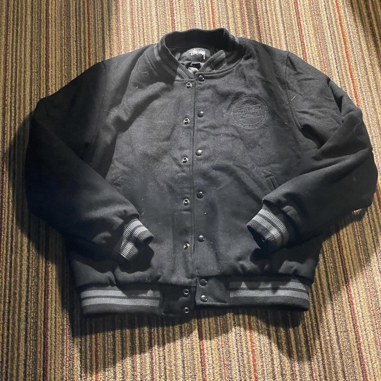 Stussy Leather Varsity Jacket