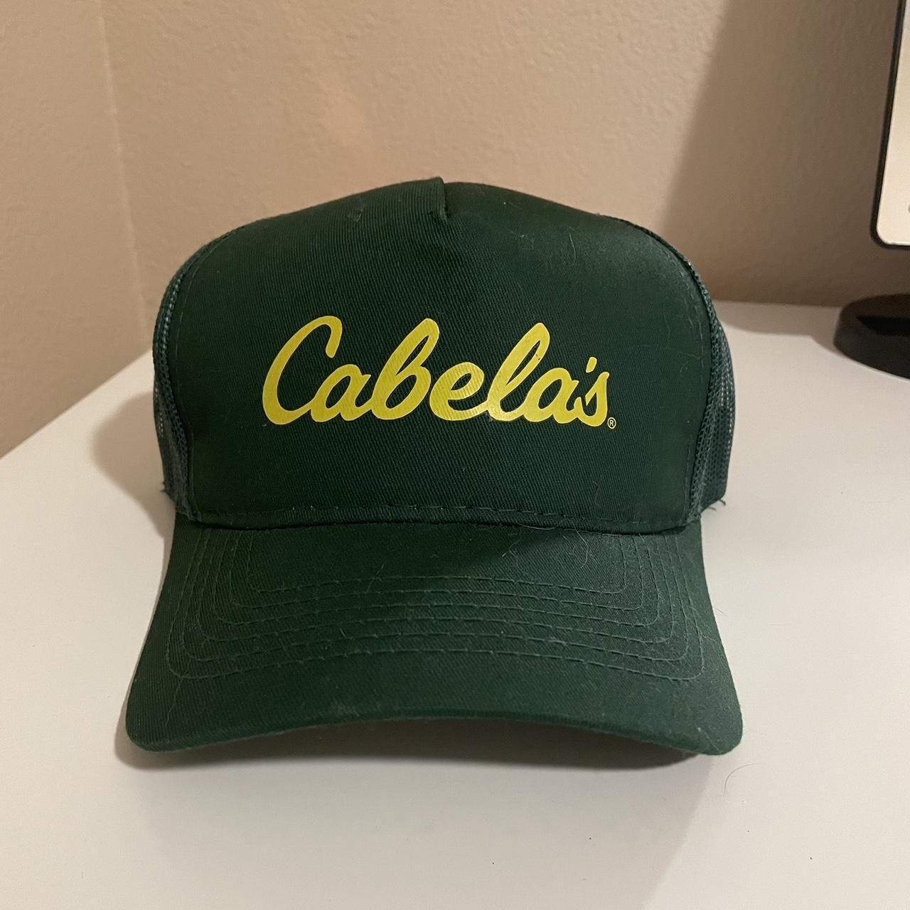 Cabela Men's Green and Yellow Hairaccessories Depop
