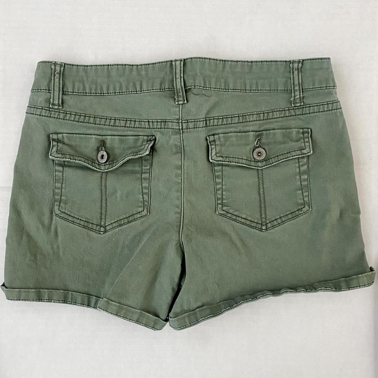 Cargo Shorts Faded Glory Stretch Bermuda Shorts Womens Clothing