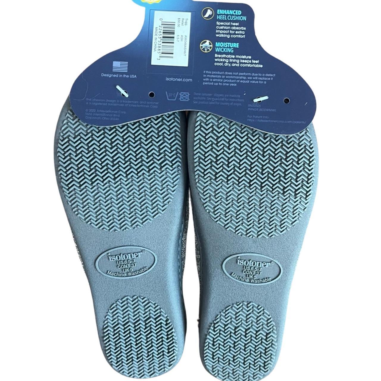 Isotoner enhanced heel cushion on sale slippers