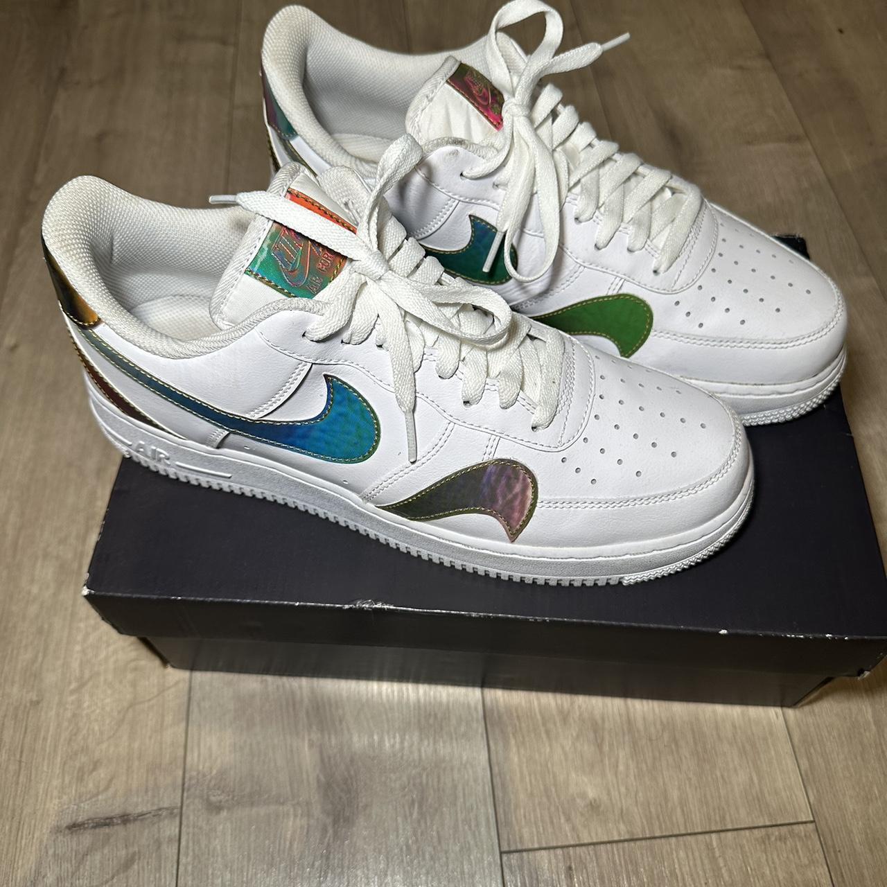 nike white rainbow