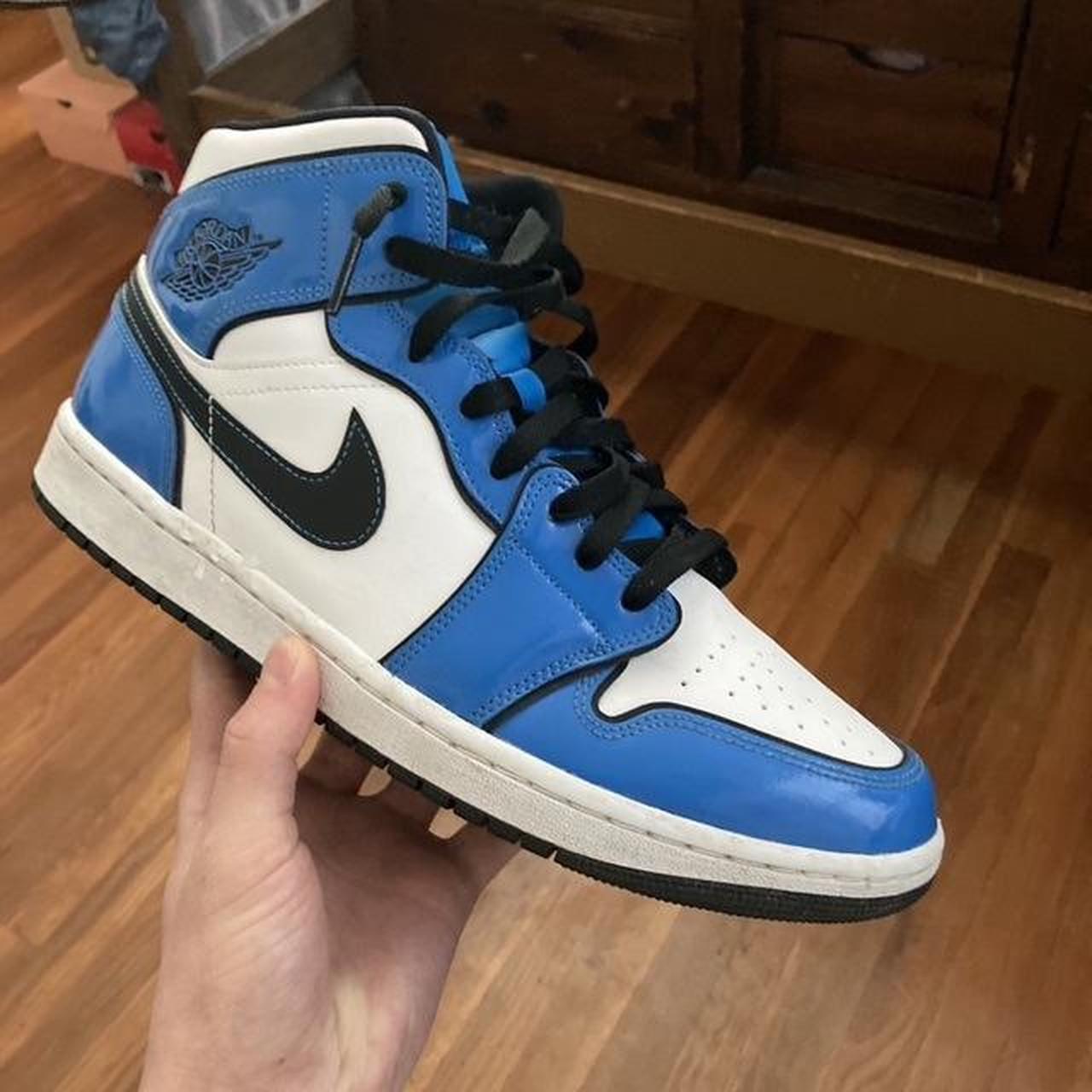 Jordan 1 Mid ‘signal Blue’ Bottoms Are Perfect With - Depop