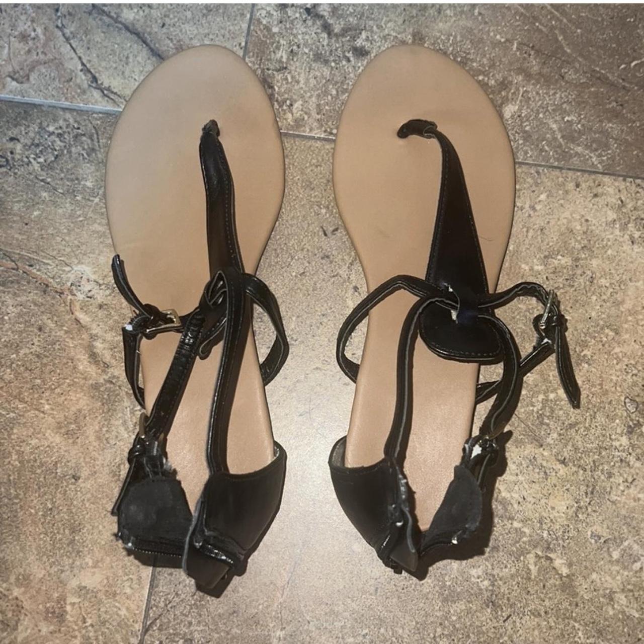Wide-Fit Block Heel Sandals With Back Zipper - Addition Elle | Penningtons