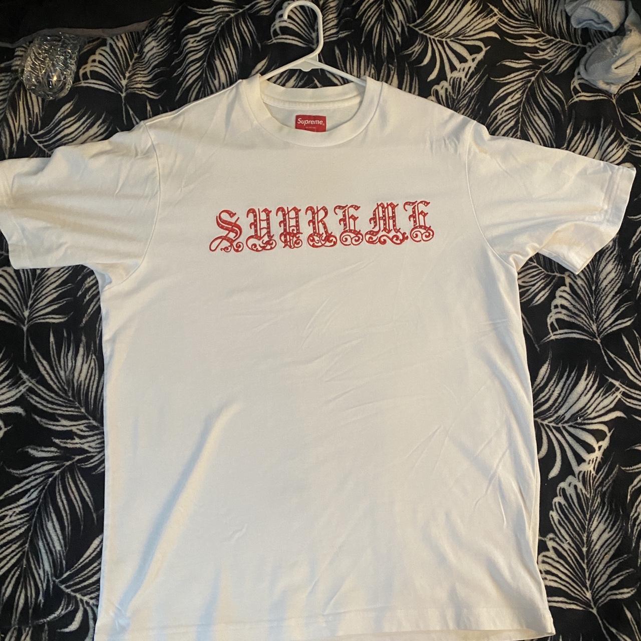 Supreme Old English Rhinestone S/S Top Supreme Old English Rhinestone S S Top (SS21) - $78