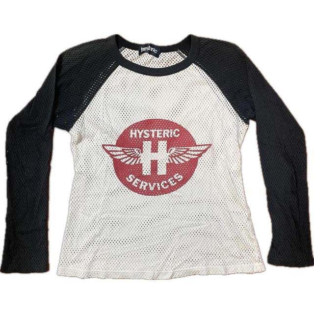 90s Hysteric glamour “hysteric services” mesh... - Depop