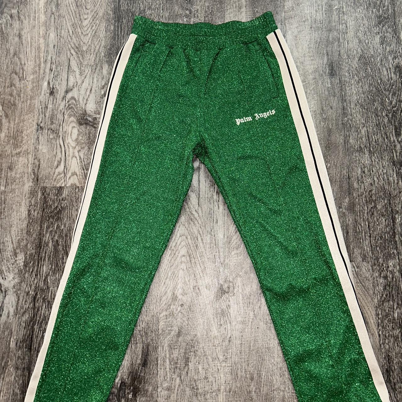 Palm Angels Women's Green Trousers (4)